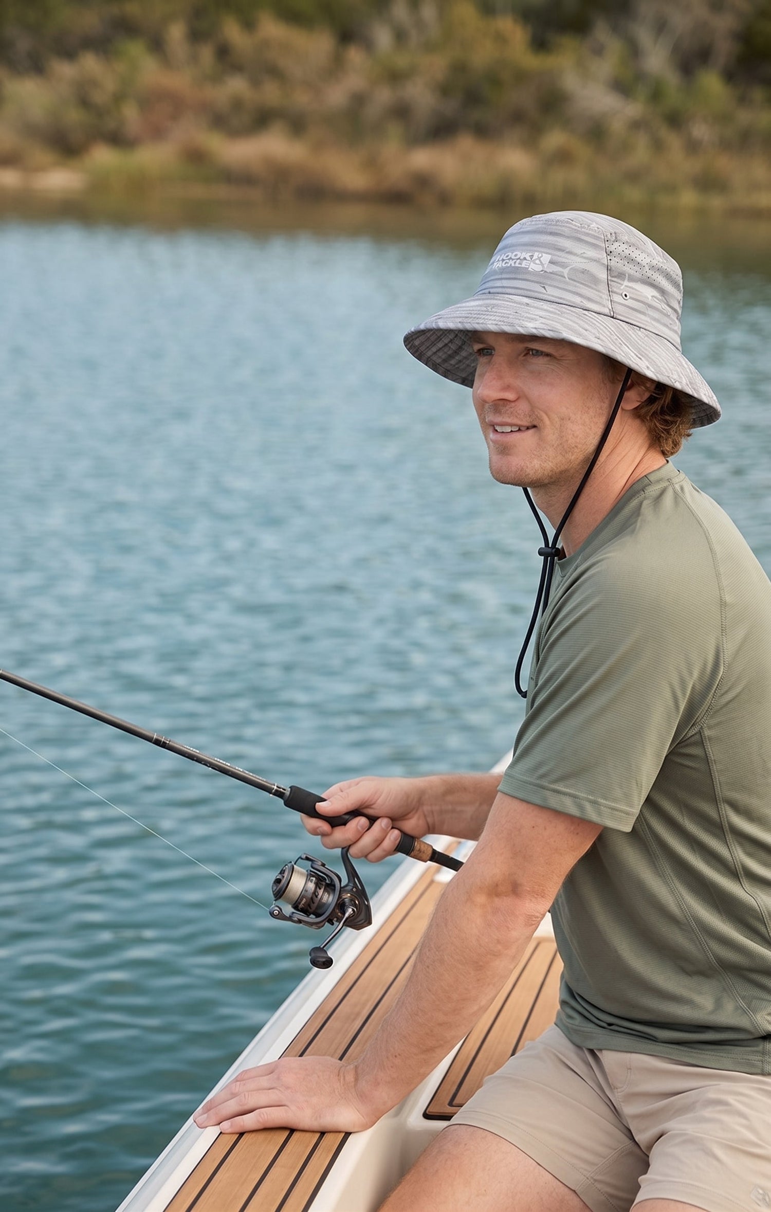 Marlin Latitude Printed Bucket Hat