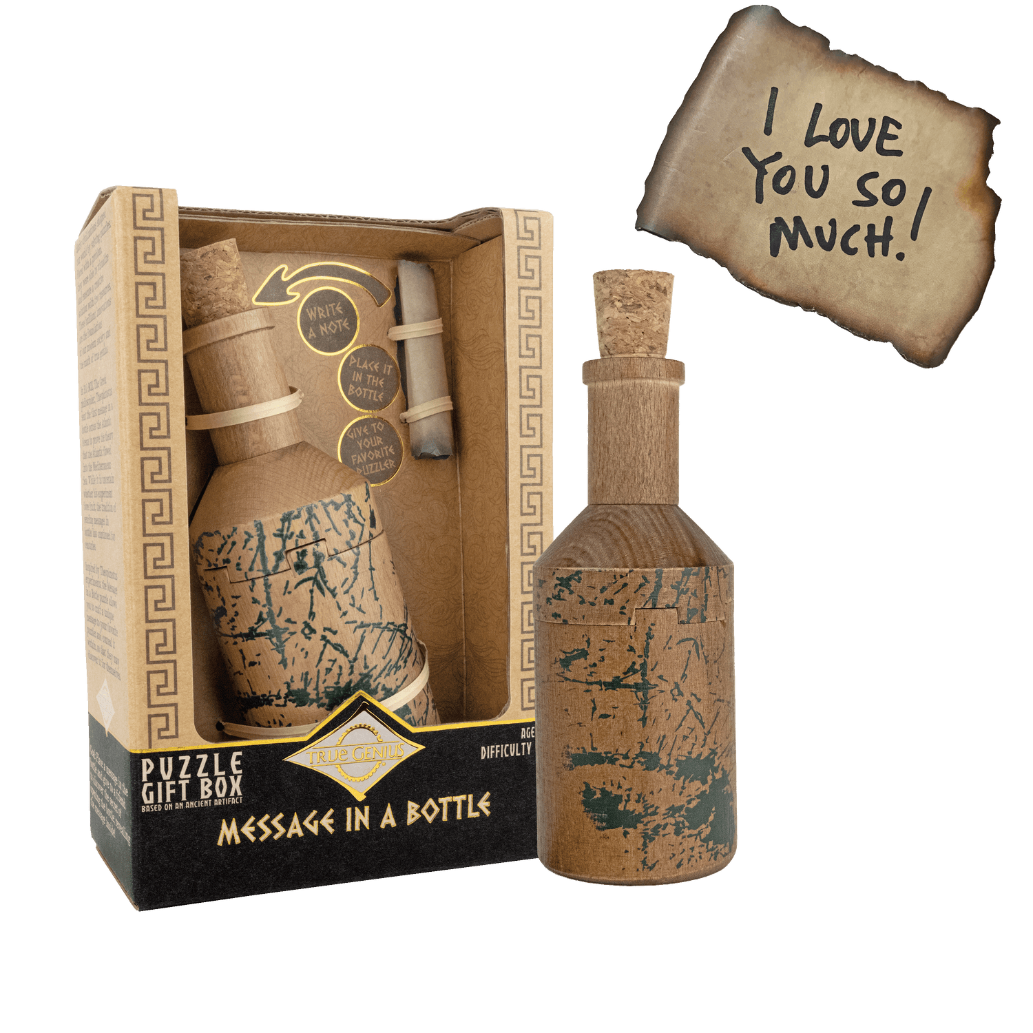 Message in a Bottle - Secret Puzzle Box
