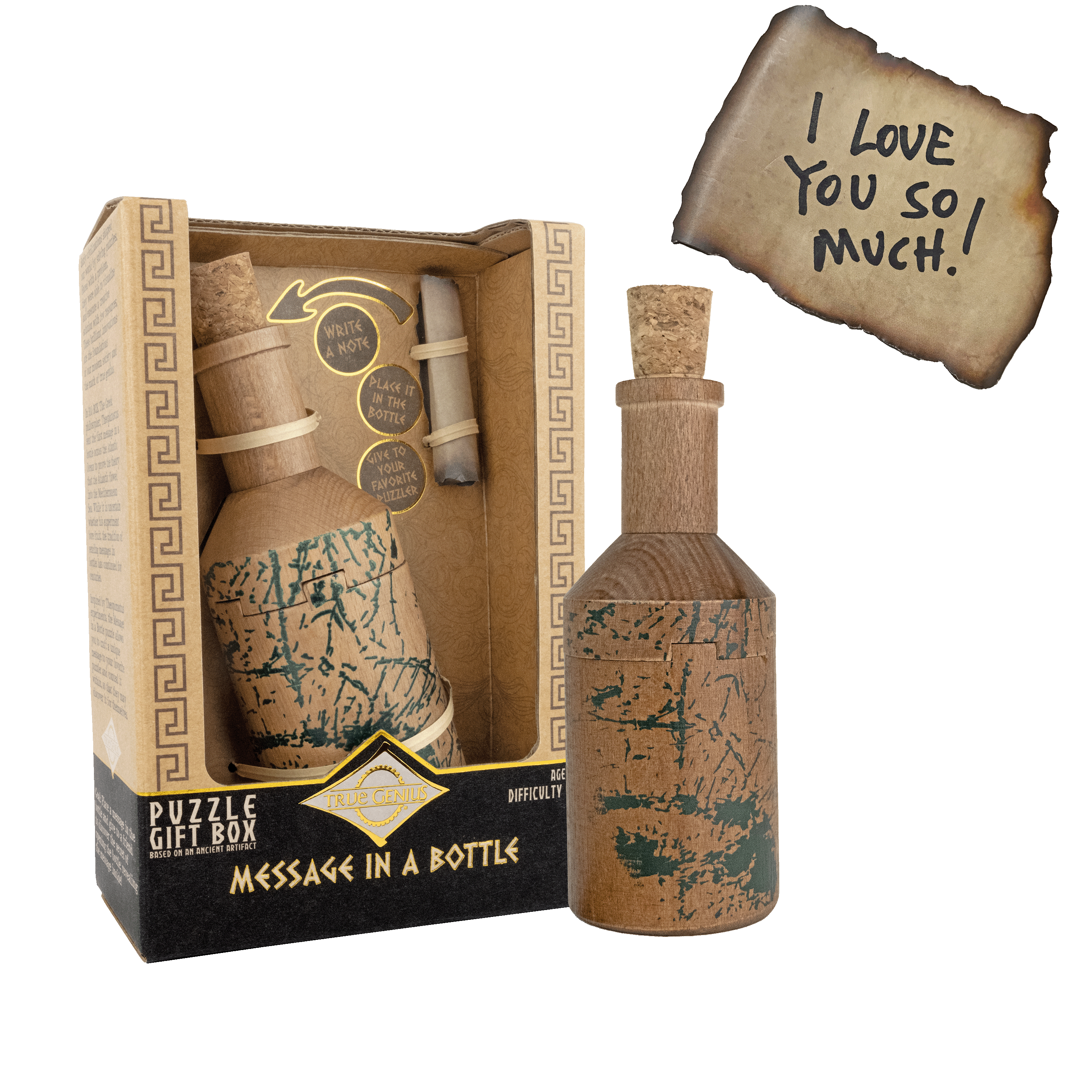 Message in a Bottle - Secret Puzzle Box