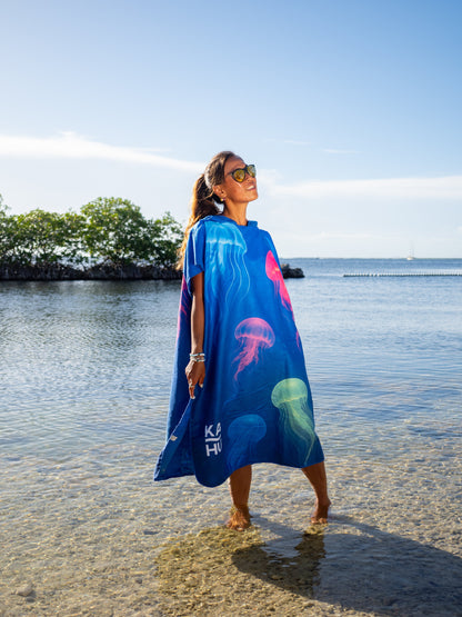 Pololia - Jelly Fish Towel Poncho (Regular)
