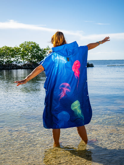 Pololia - Jelly Fish Towel Poncho (Regular)