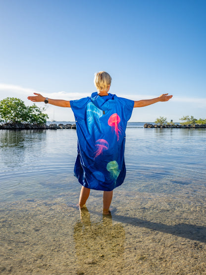 Pololia - Jelly Fish Towel Poncho (Regular)