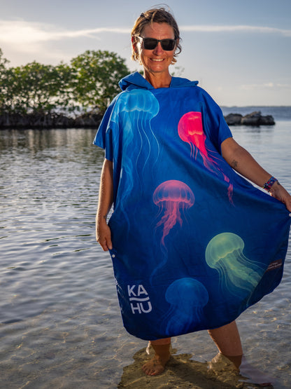 Pololia - Jelly Fish Towel Poncho (Regular)