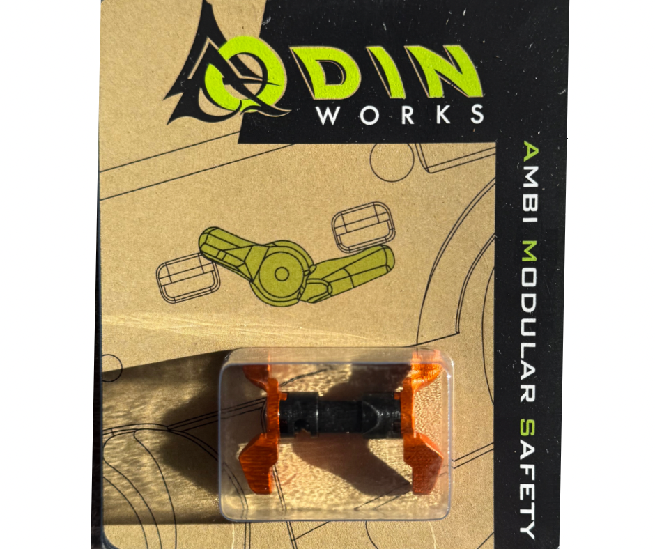 Odin Works Ambidextrous Modular Safety Selector — 8 Colors · AR-15 &amp; AR-9 · USA Made