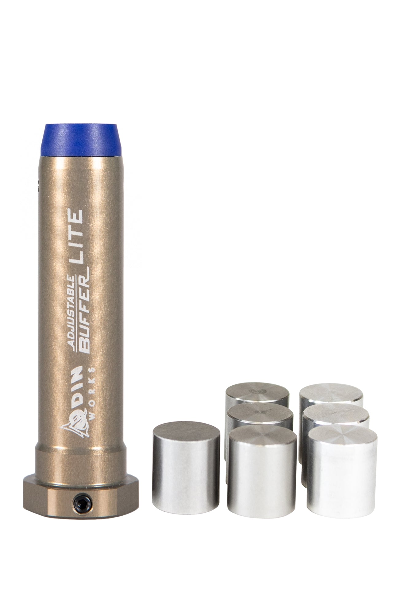 Odin Works Adjustable AR-15 Lite Buffer — 2.1–4.2 oz · Competition &amp; Lightweight Builds