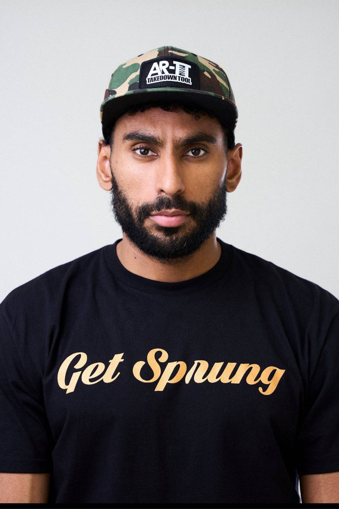 Unisex Black T-Shirt – GET SPRUNG Original – Premium Cotton Tee XS–XXL