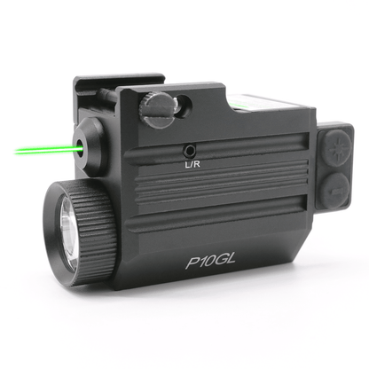 Pistol Light with Green Laser P10GL