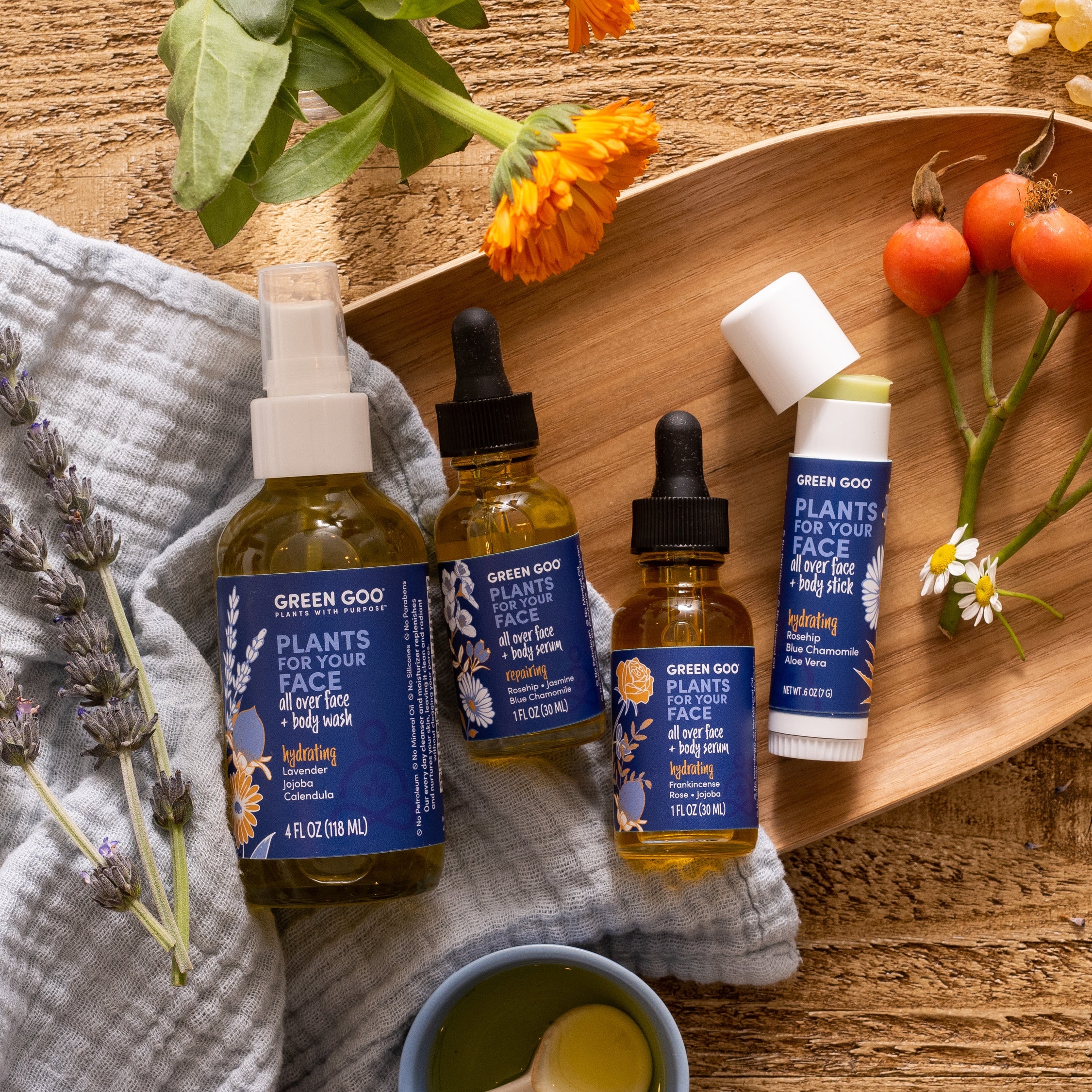 Plants For Your Face - Hydrating Facewash &amp; Serums