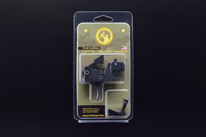 Partisan Forced-Reset Drop-In Cassette Trigger (Black) FRT, AR-15 Platform (USA-Made), Black (Open Box)