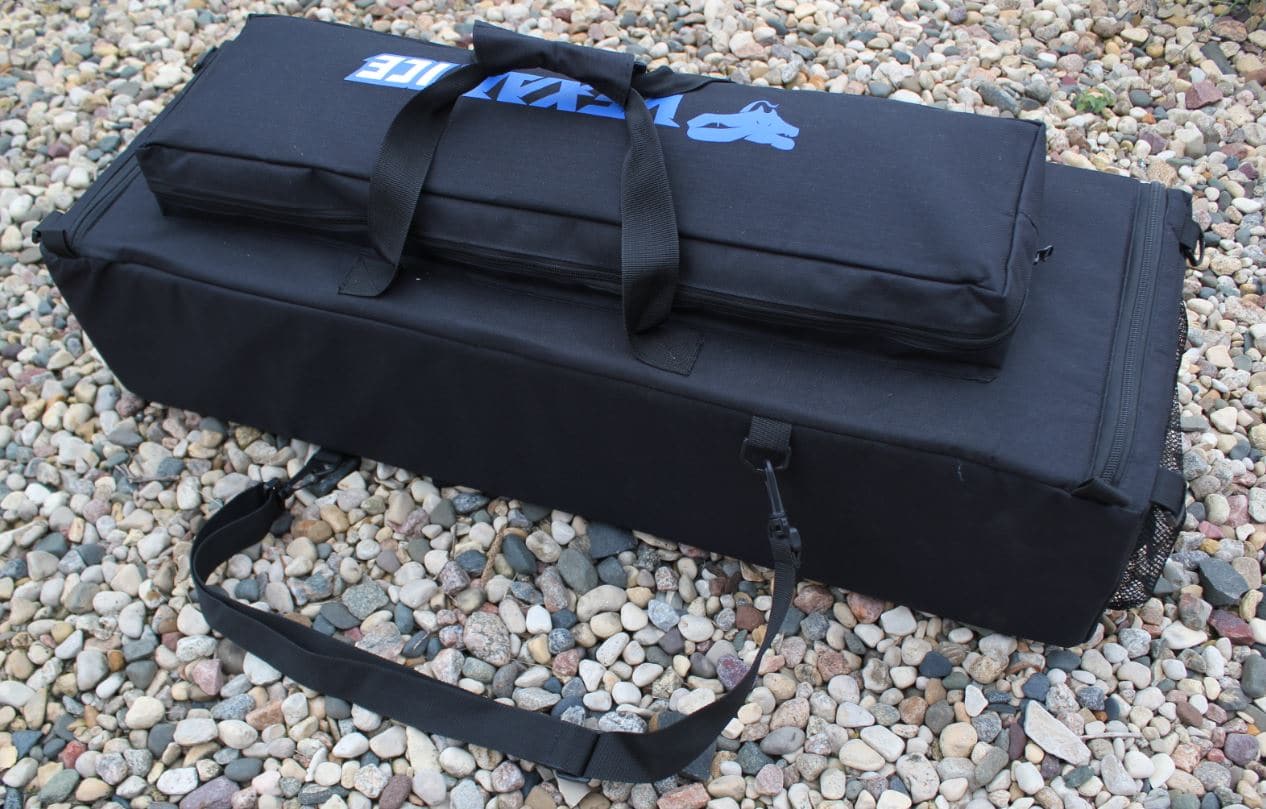 35" Ice Fishing Combo Rod &amp; Reel Tackle Bag