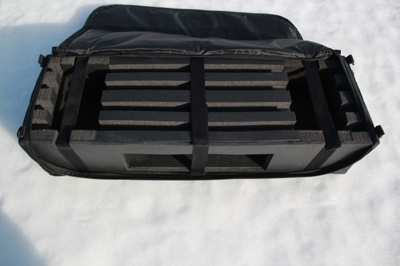 35" Ice Fishing Combo Rod &amp; Reel Tackle Bag