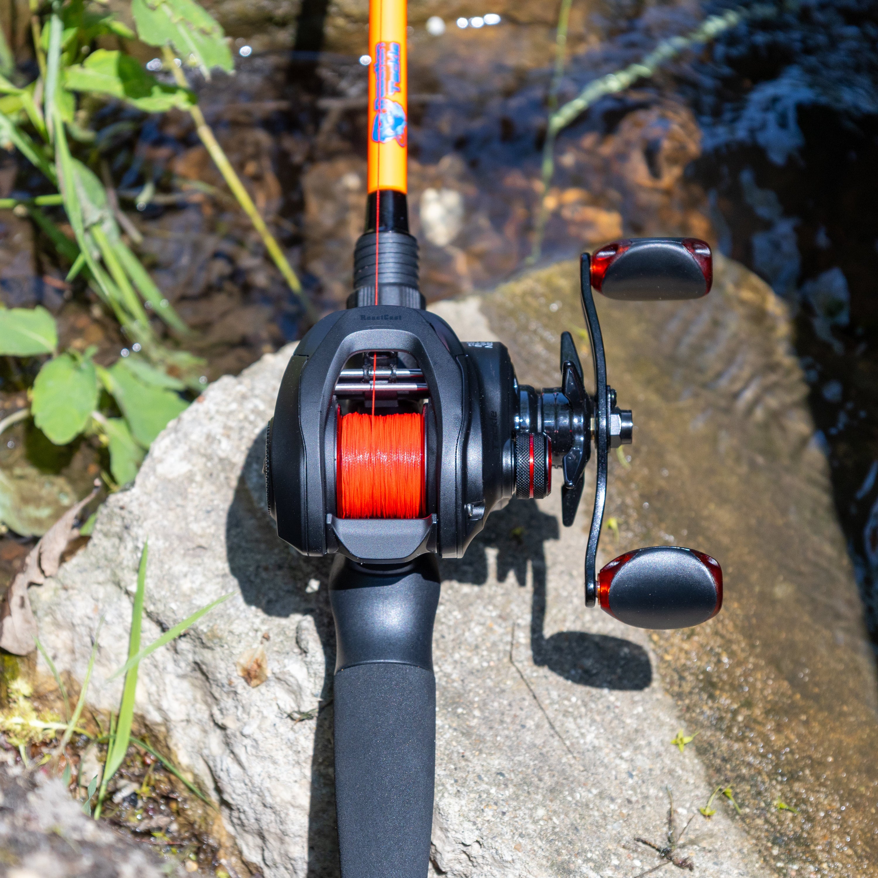 Reaction Tackle X8 Braided Fishing Line - NO FADE Red 8 Strand