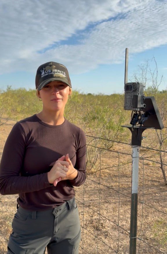 Patented T-Post Trail Camera Mount with 2 Articulating Arms