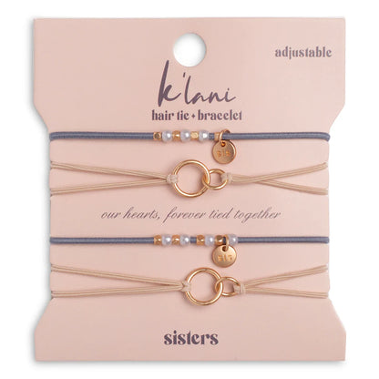 Sisters Hair Tie Bracelet