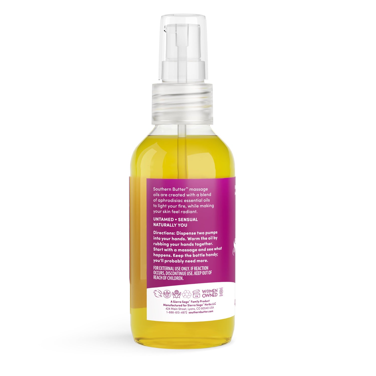 Massage Oil - Rose + Lavender