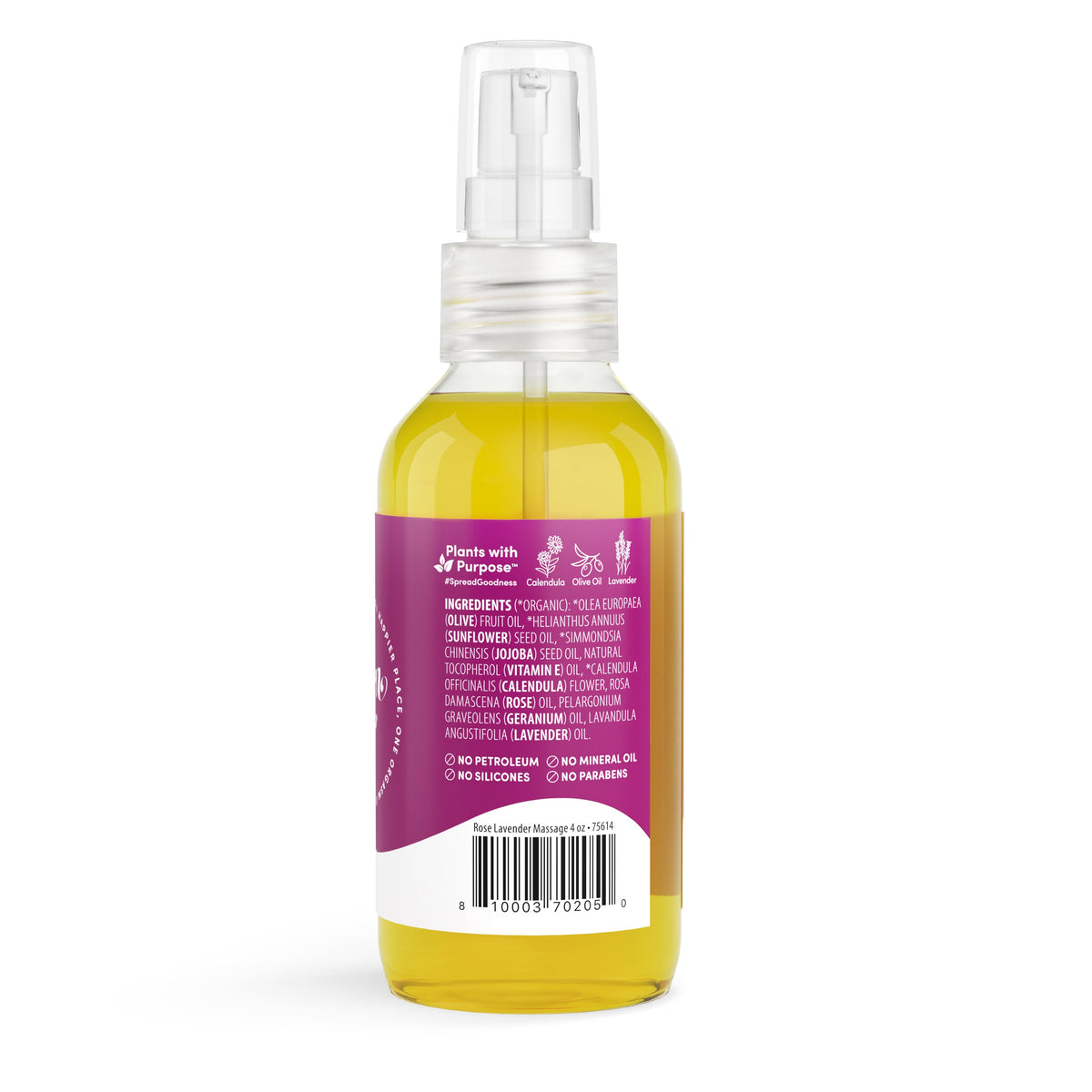 Massage Oil - Rose + Lavender