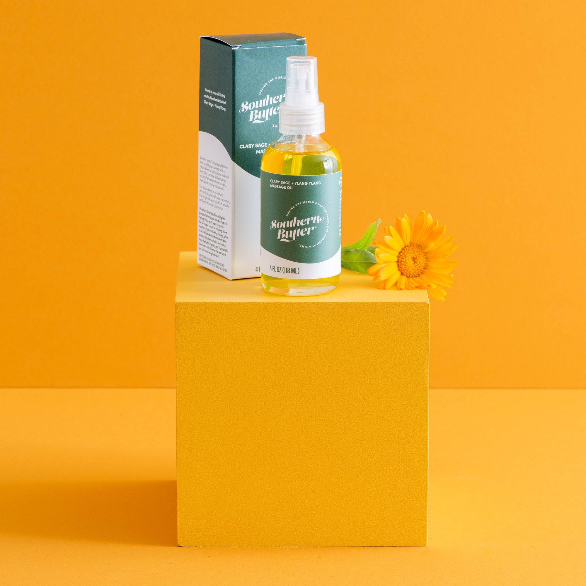 Massage Oil - Clary Sage + Ylang Ylang