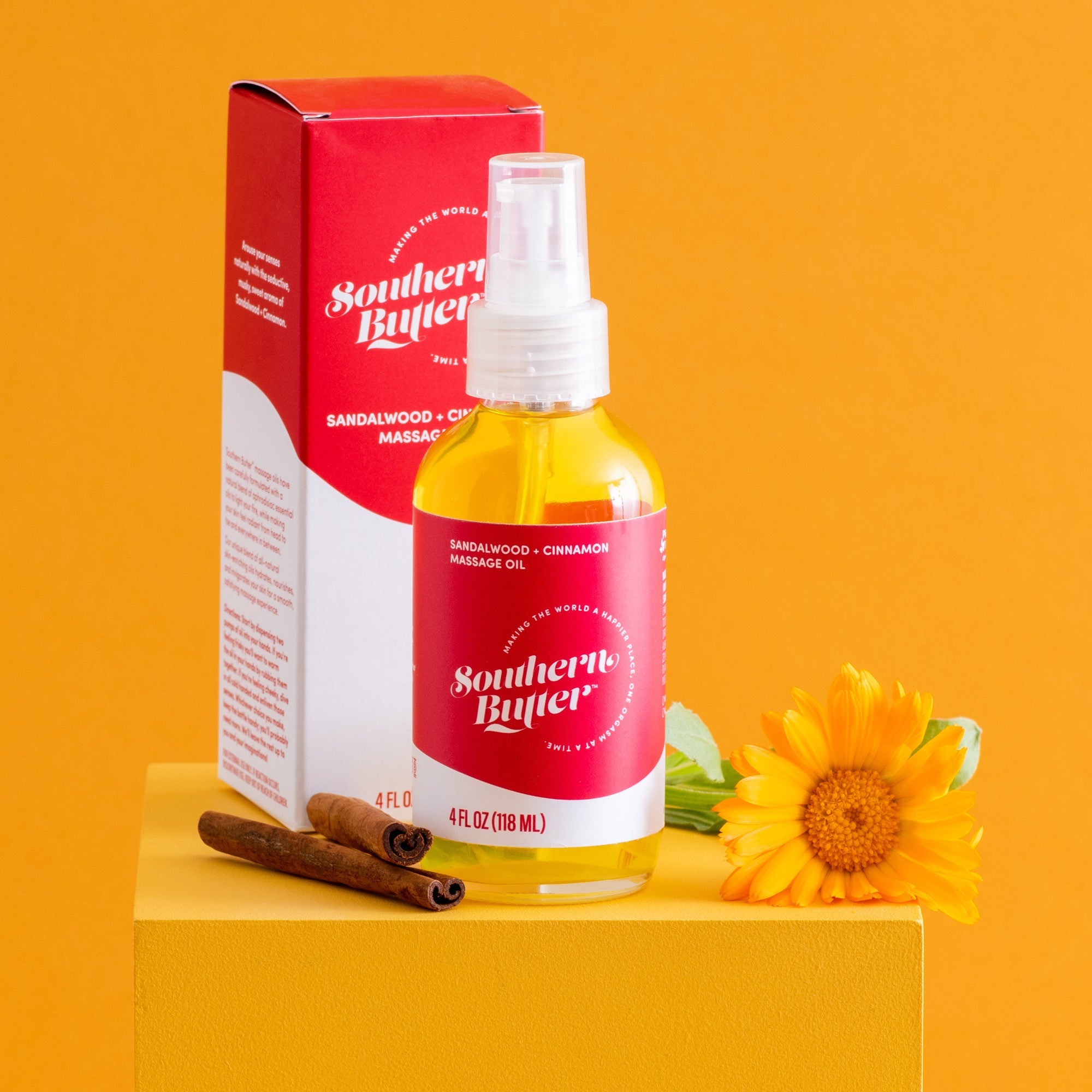 Massage Oil - Sandalwood + Cinnamon