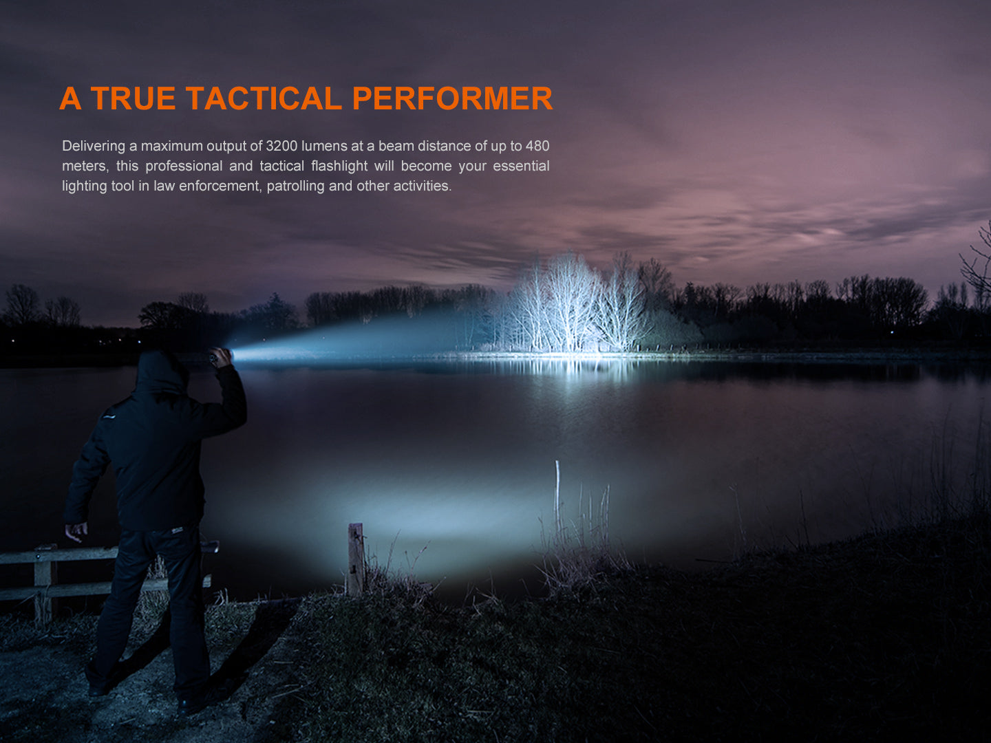 Fenix TK22R Rechargeable Tactical &amp; Duty Flashlight