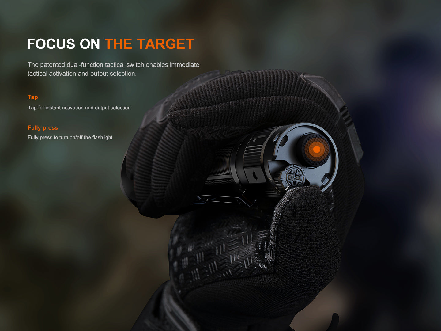 Fenix TK22R Rechargeable Tactical &amp; Duty Flashlight