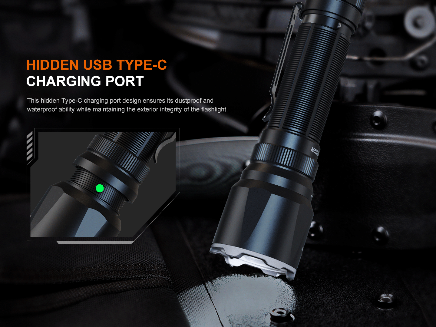 Fenix TK22R Rechargeable Tactical &amp; Duty Flashlight