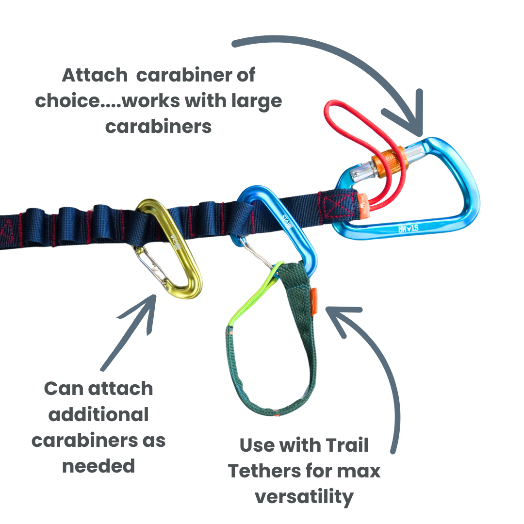 Trail Tether Max -  All-Purpose Bungie Gear Management System