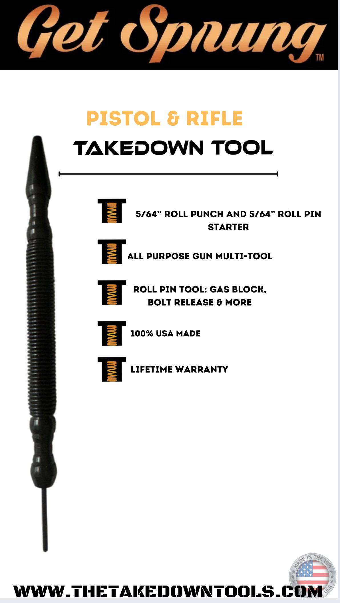 The Takedown Tool 2 Pack- AR-TT &amp; The Takedown Tool of your choice in a USA Pouch