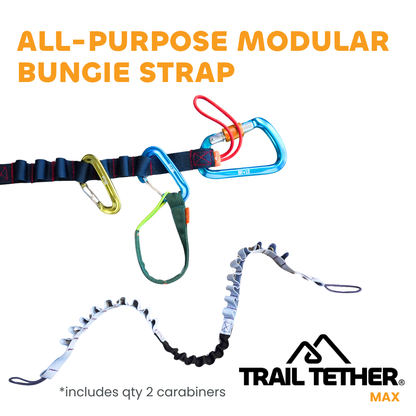 Trail Tether Max -  All-Purpose Bungie Gear Management System