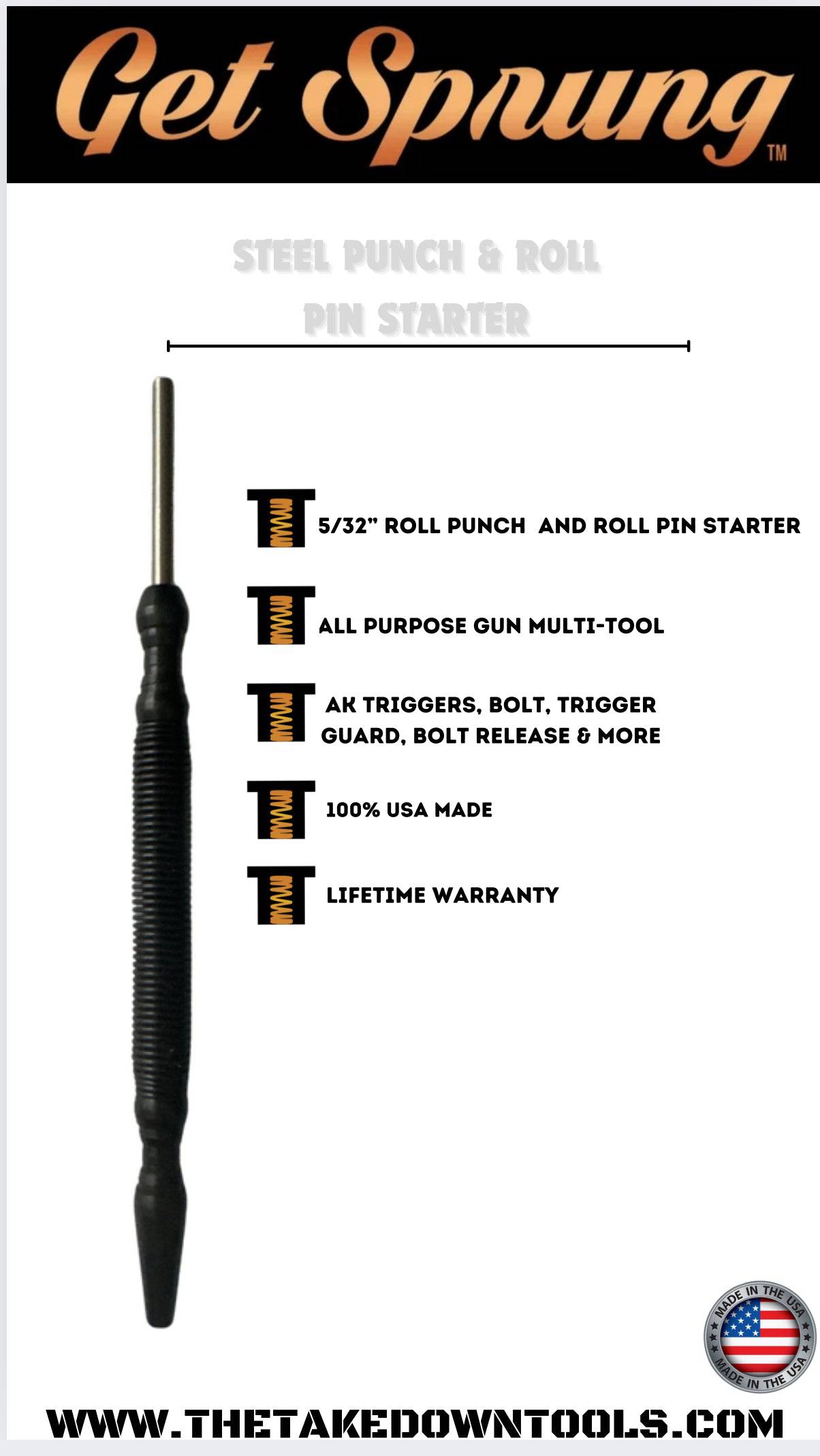 The Takedown Tool 2 Pack- AR-TT &amp; The Takedown Tool of your choice in a USA Pouch