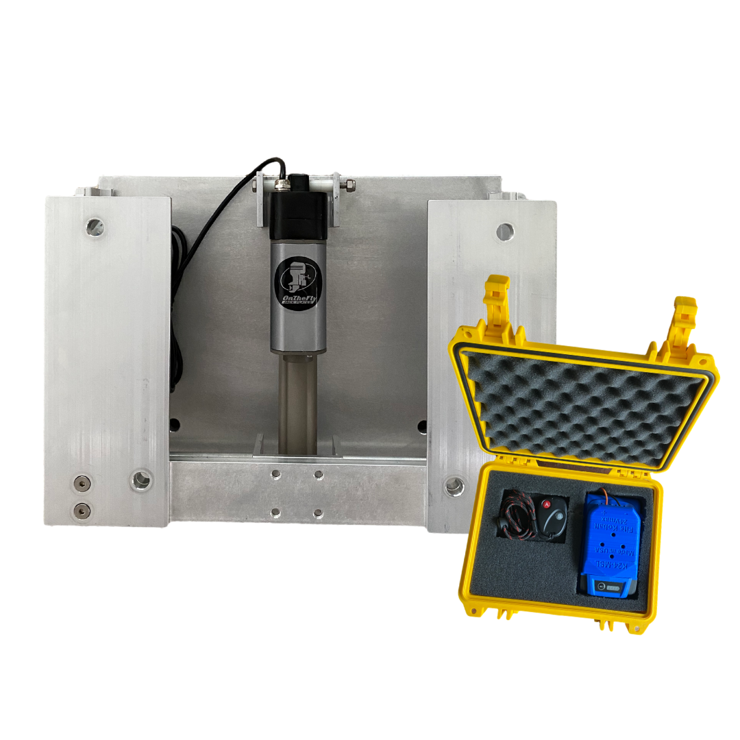 Large Plug and Play Electric Jack Plate (up to 90hp) | On The Fly Jack Plates