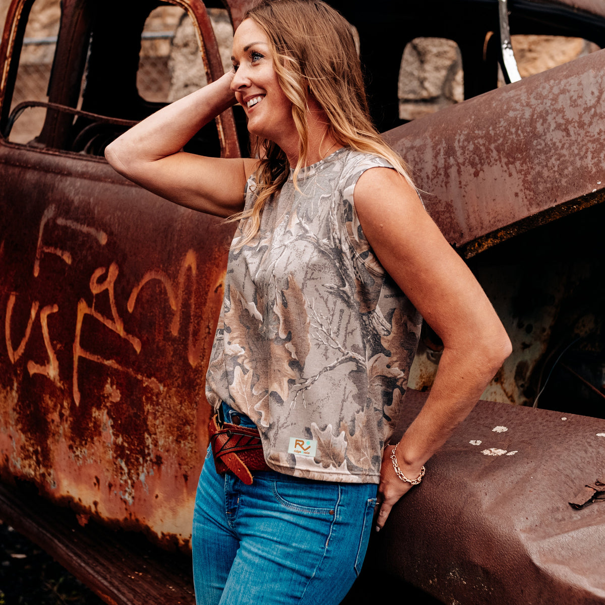 Vintage Camo Muscle Tank