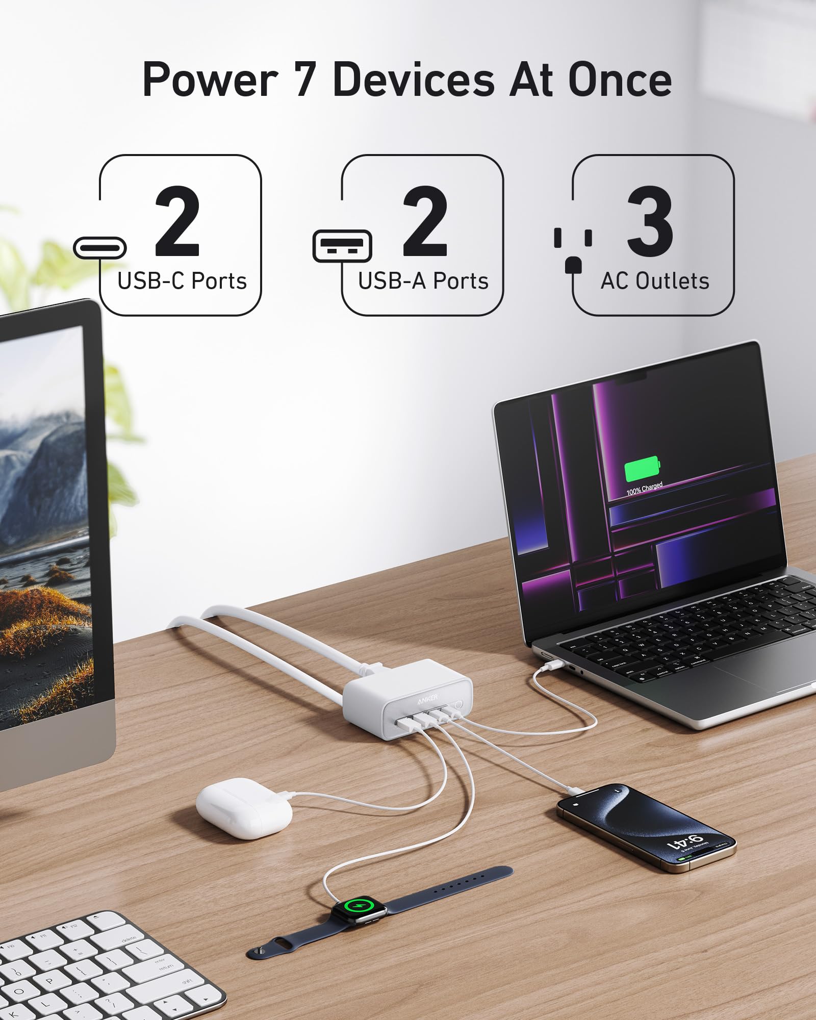 Anker 7-in-1 USB-C Charging Station (100W) BOA