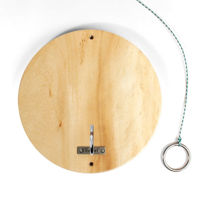 Acacia Wayfarer Wood Hook and Ring Toss Game