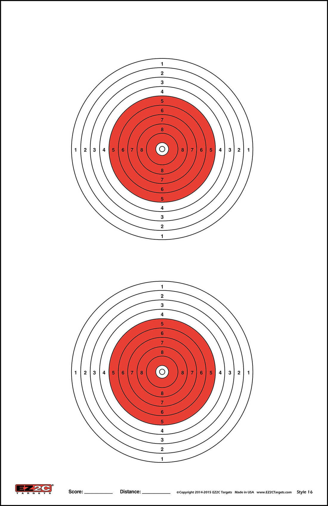 25 EZ2C Targets 