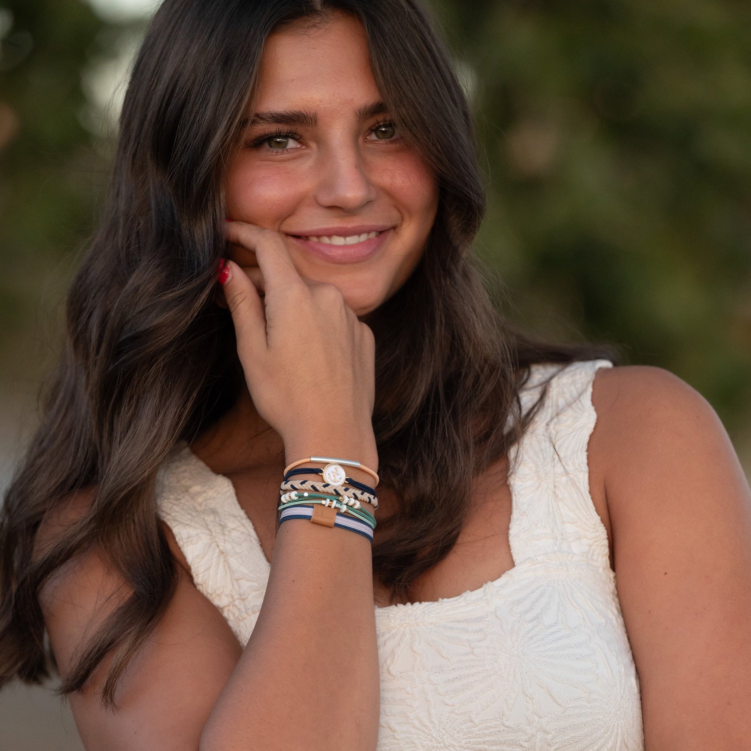 Anchor - Hair Tie Bracelet