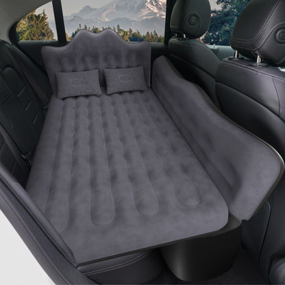 Umbrauto 29.53in/75cm Wide Car Air Mattress Inflatable SUV, Truck &amp; Van Back Seat Camping Bed with Pump &amp; Pillows,Black