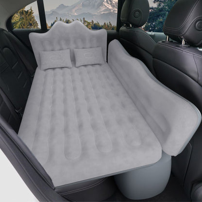 Umbrauto 29.53in/75cm Wide Car Air Mattress Inflatable SUV, Truck &amp; Van Back Seat Camping Bed with Pump &amp; Pillows, Gray