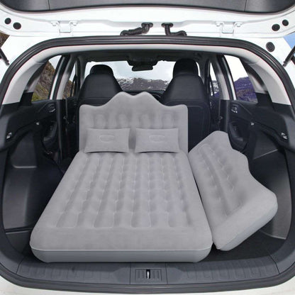 Umbrauto 29.53in/75cm Wide Car Air Mattress Inflatable SUV, Truck &amp; Van Back Seat Camping Bed with Pump &amp; Pillows, Gray