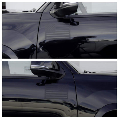 American Flag Vehicle Magnets - Black (Best-Seller)