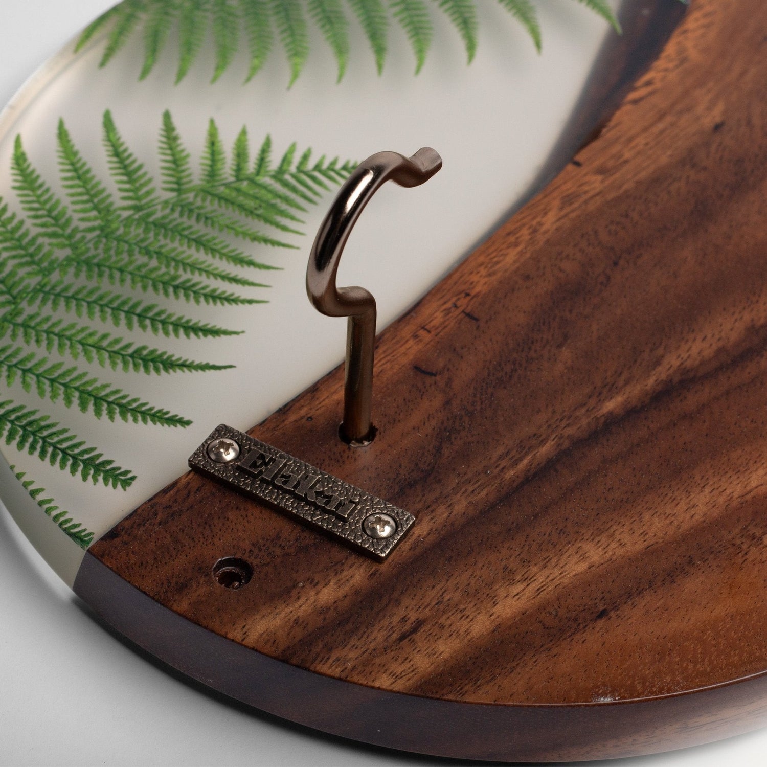 Botanical Acacia Wood Hook and Ring Toss Game