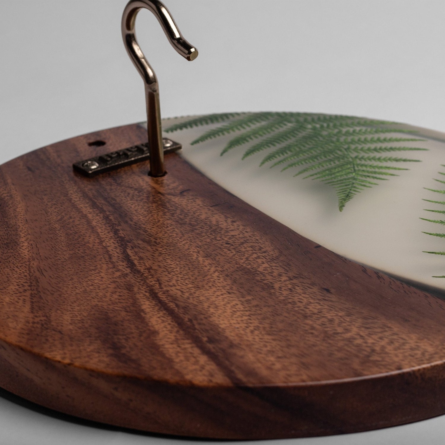 Botanical Acacia Wood Hook and Ring Toss Game