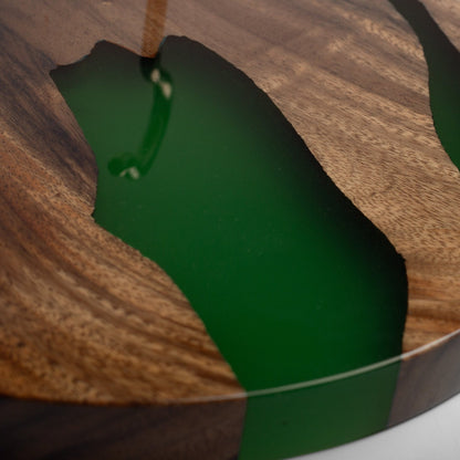Botanical Acacia Wood Hook and Ring Toss Game