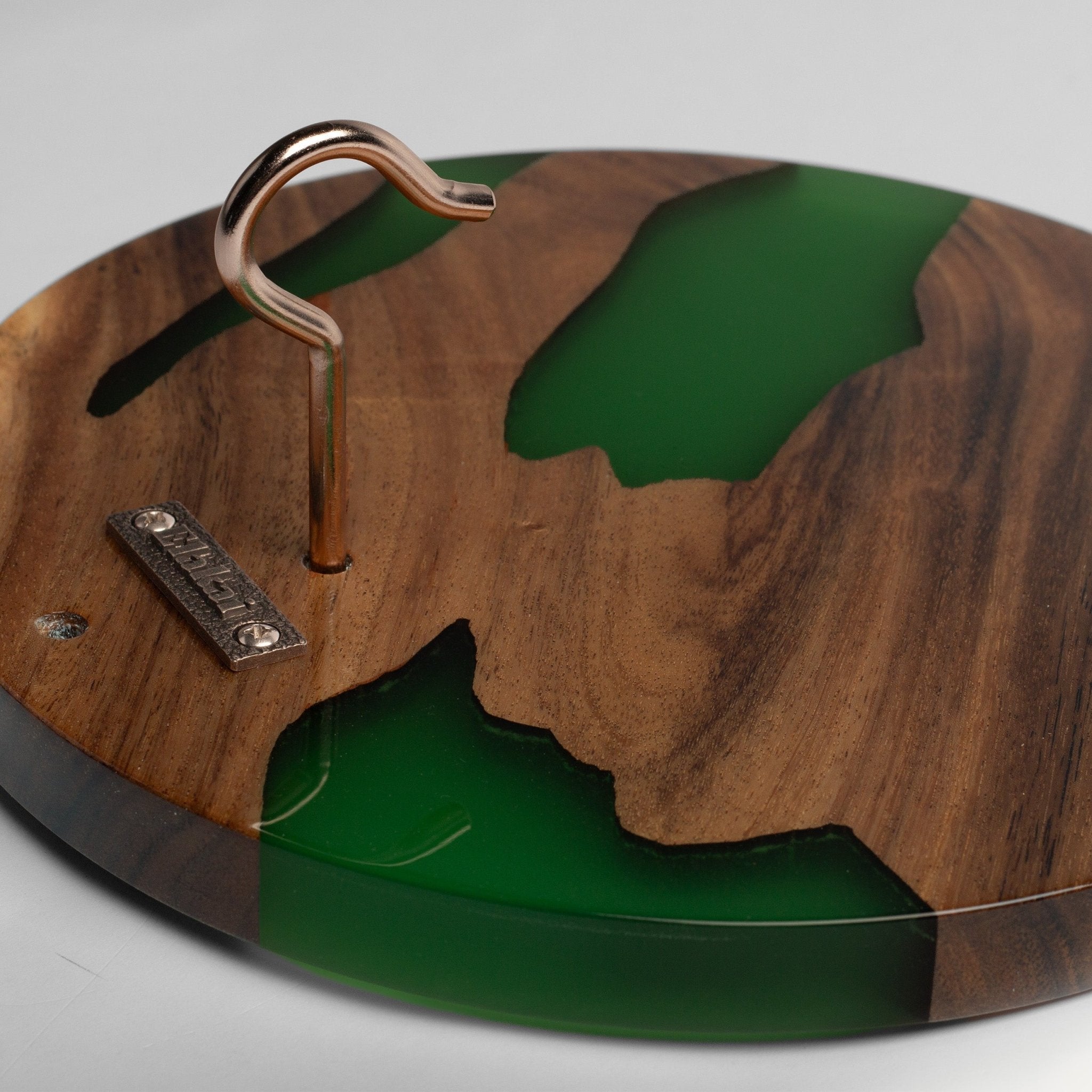 Botanical Acacia Wood Hook and Ring Toss Game