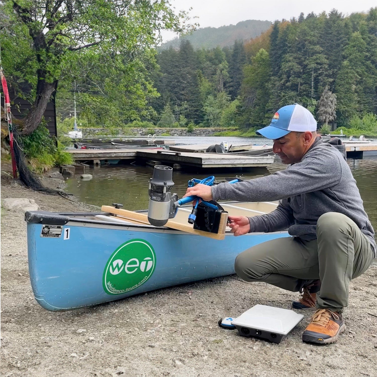 Canoe Motor Mounting Plate