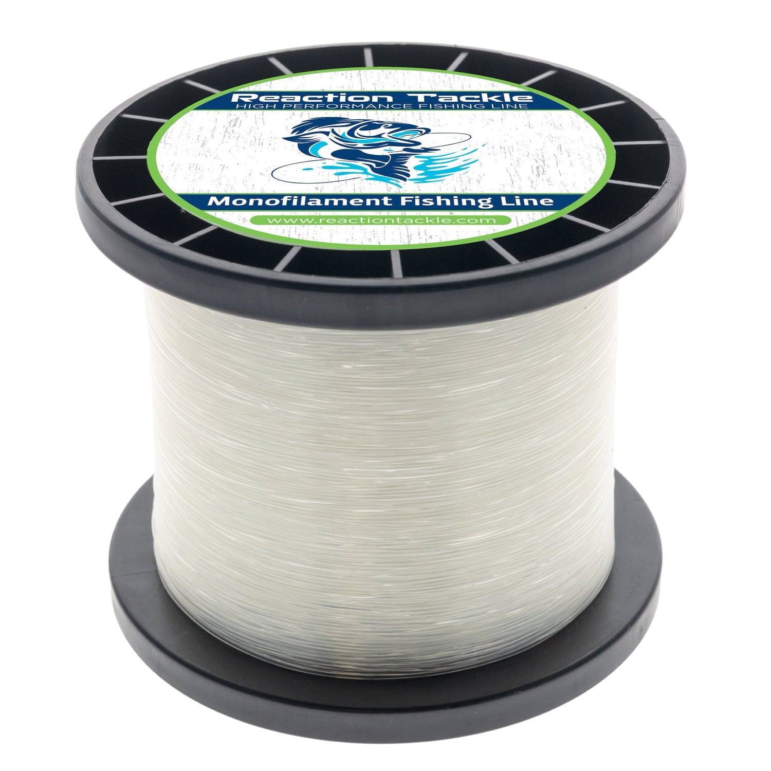 Reaction Tackle Nylon Monofilament Fishing Line - 1 Pound Jumbo Spools
