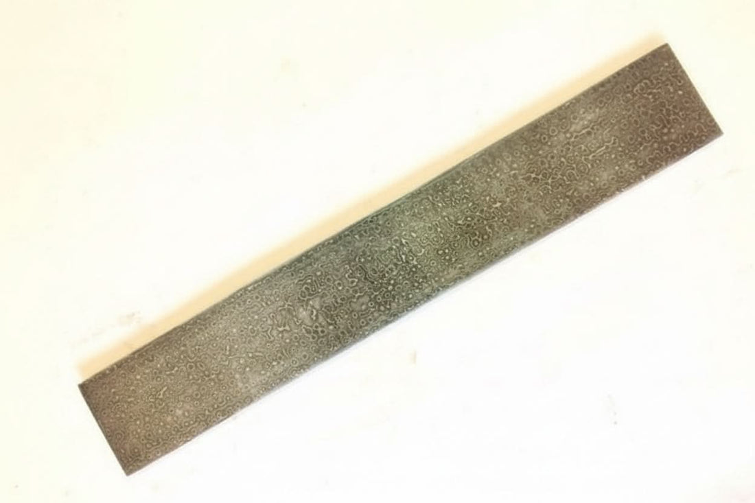 Premium Damascus Steel Billet Bar Pattern Welded Blank for Knife Making and Bladesmithing