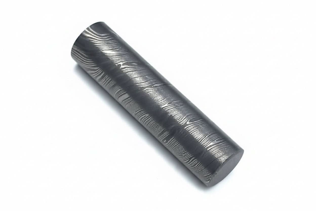 Damascus Steel Rod – 5” Length | Ideal for Ring Making, Knife Crafting &amp; Custom Projects