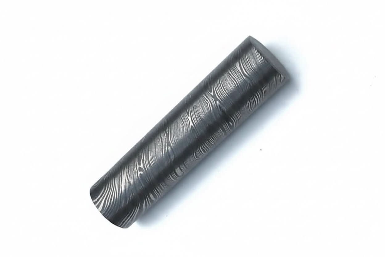 Damascus Steel Rod – 5” Length | Ideal for Ring Making, Knife Crafting &amp; Custom Projects