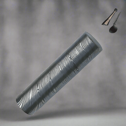 Damascus Steel Rod – 5” Length | Ideal for Ring Making, Knife Crafting &amp; Custom Projects