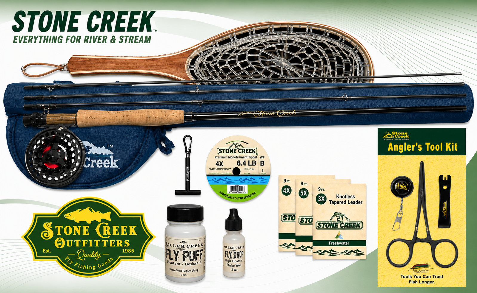 Stone Creek™ Trout Stalker™ Rod/Reel Outfit Starter Kit